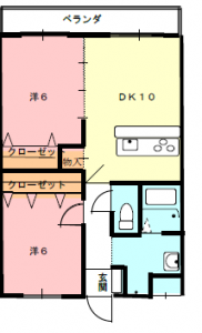 ga-dennhiruzu 2ldk